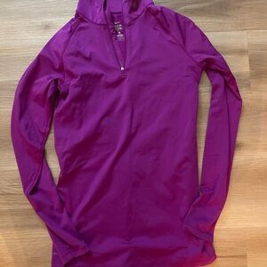 Nike Purple Fitted Hoodie Sweatshirt